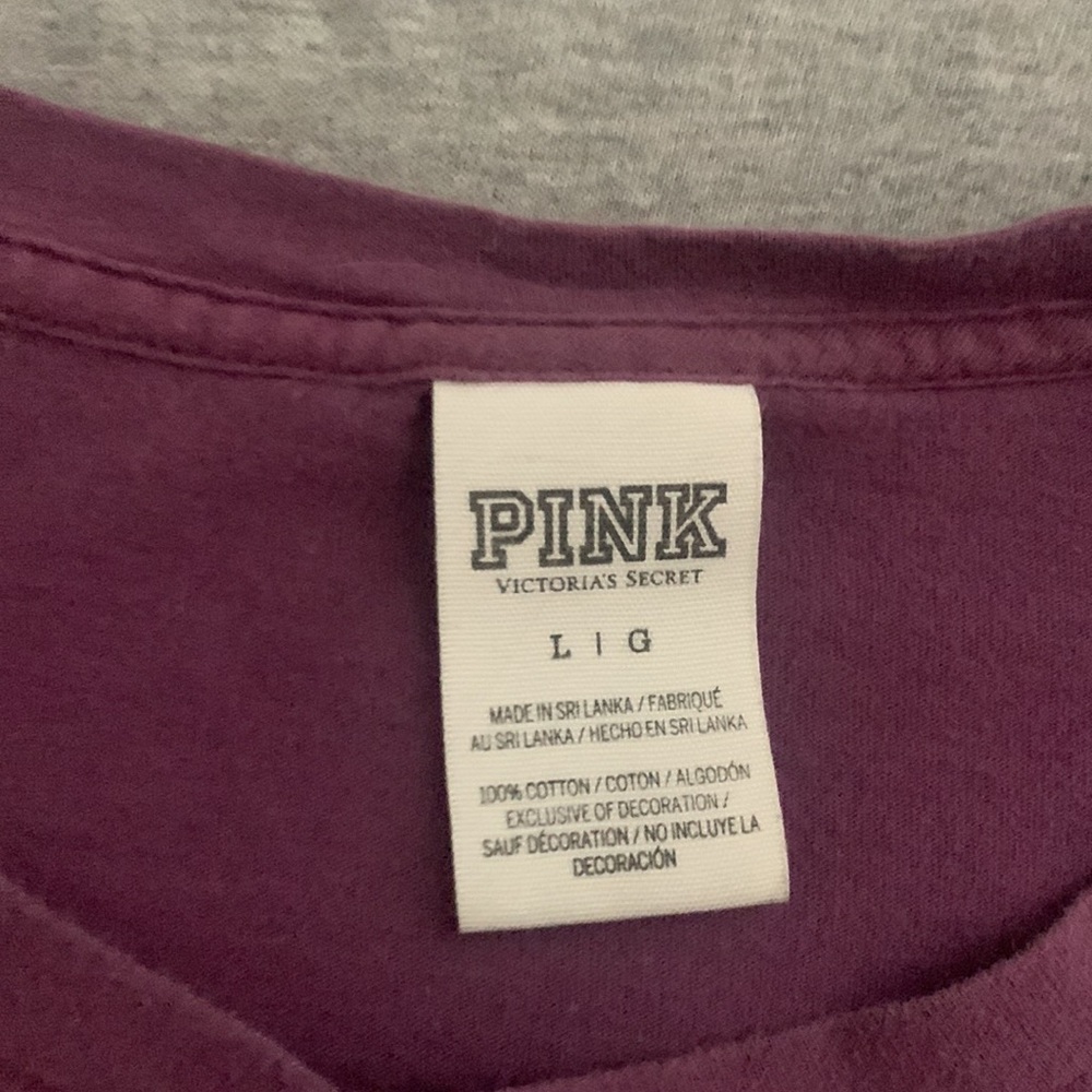 Love pink shirt size Large